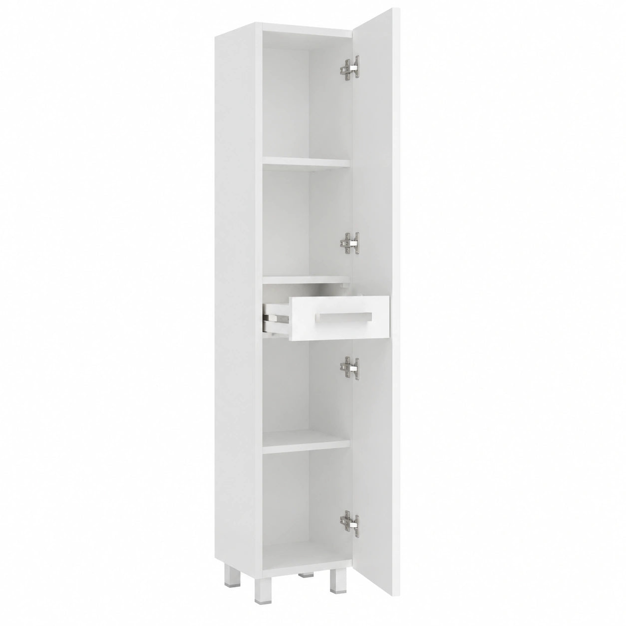 Badschrank – 170 × 35 × 30 cm, mit Schubladen