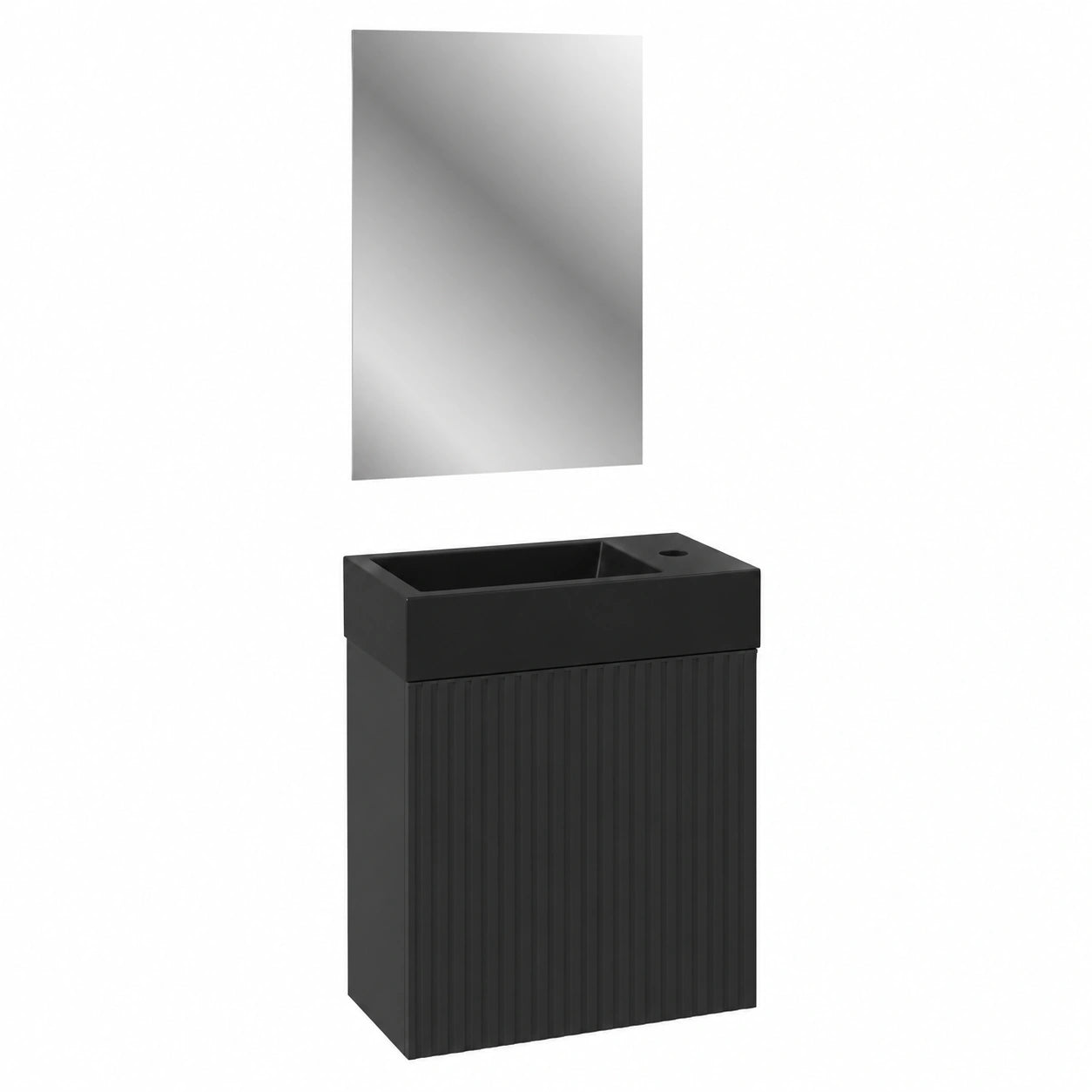Waschtischunterschrank – 40 cm, moderner Stil, aus Eichenholz