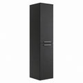 Badschrank – 160 cm, Schwarz, für Badezimmer