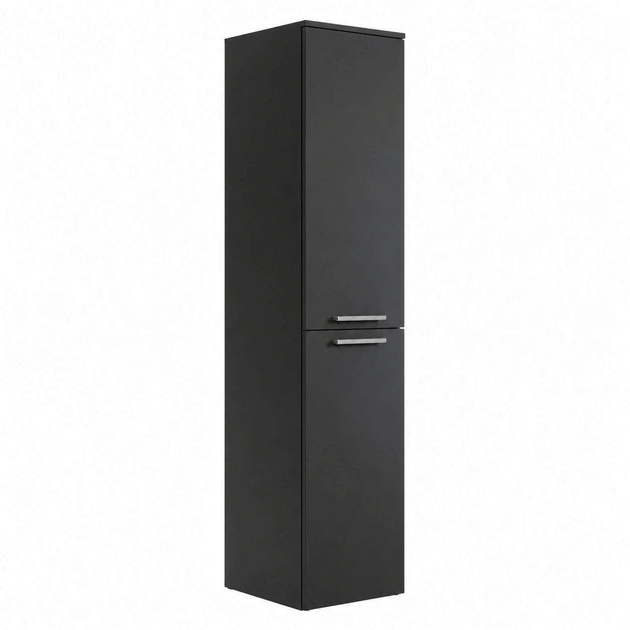 Badschrank – 160 cm, Schwarz, für Badezimmer