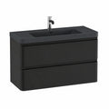 Waschtisch – 90 × 48 × 55 cm, Schwarz