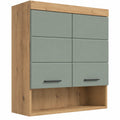 Hängeschrank – 74 × 79 × 24 cm, aus Eichenholz, Artisan-Eiche