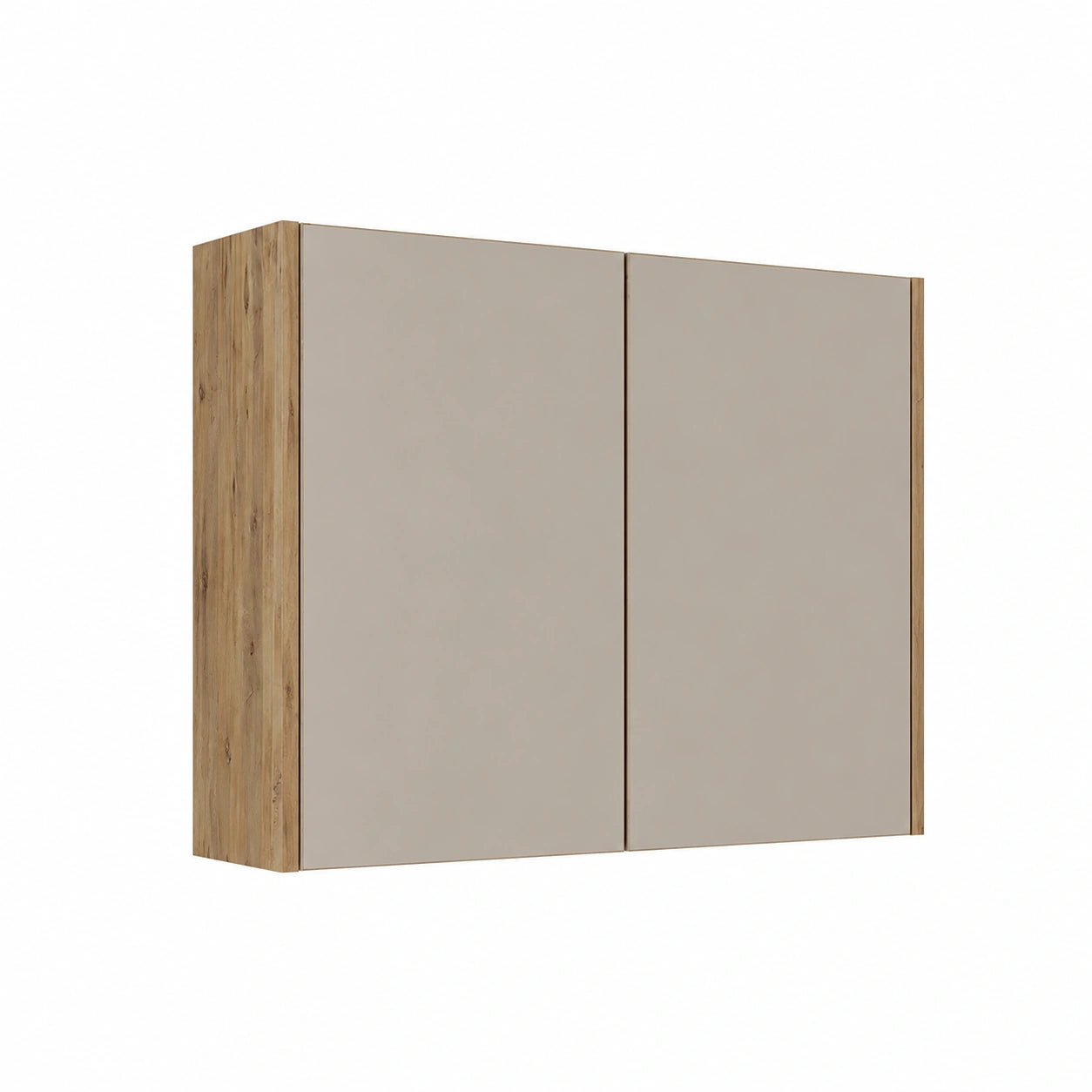 Unterschrank – 3-teilig, 65 cm, aus Eichenholz und Keramik, Anthrazit
